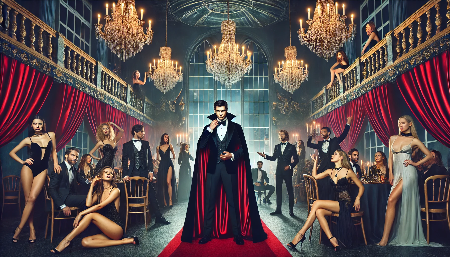 Undercover at Dracula’s 418th Annual Charitable Gala for Sexy Strippers that Inexplicably Go Missing – Pt 1