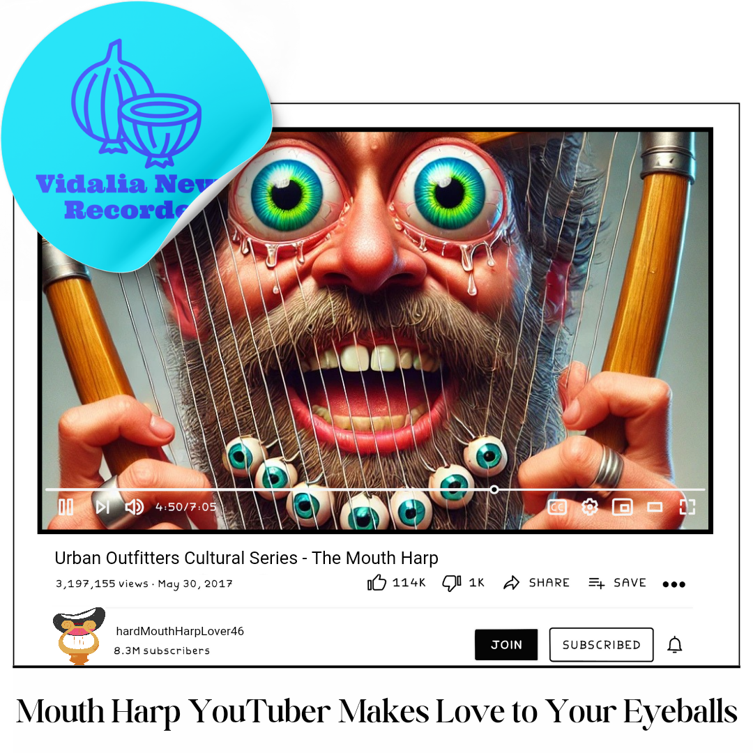 Mouth Harp YouTuber Makes Uncomfortable Love to You with His Eyes, and Beard