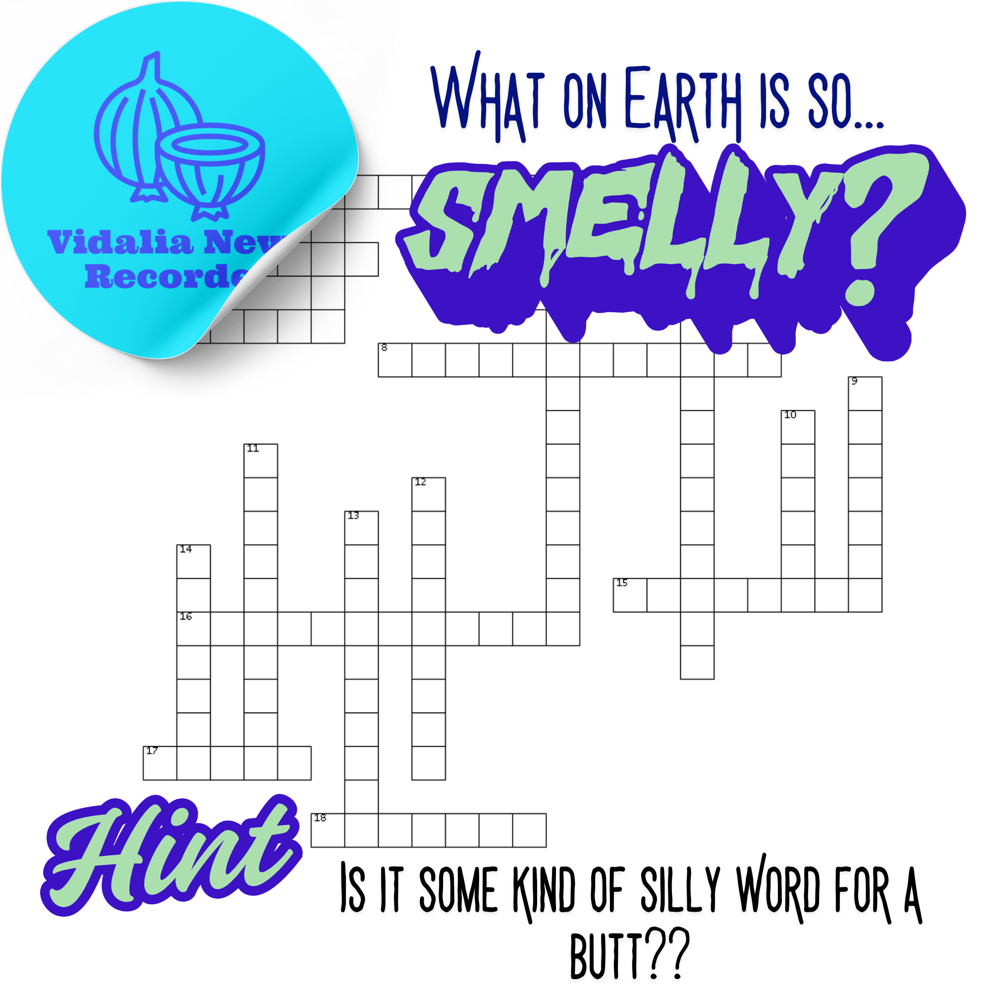 Crossword Puzzle – This Smells!