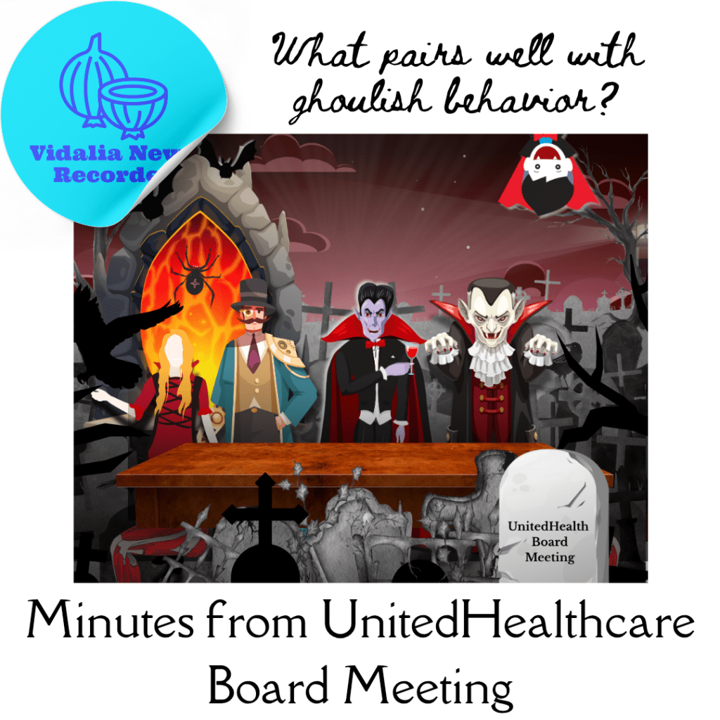 Minutes from UnitedHealthcare Board&nbsp;Meeting