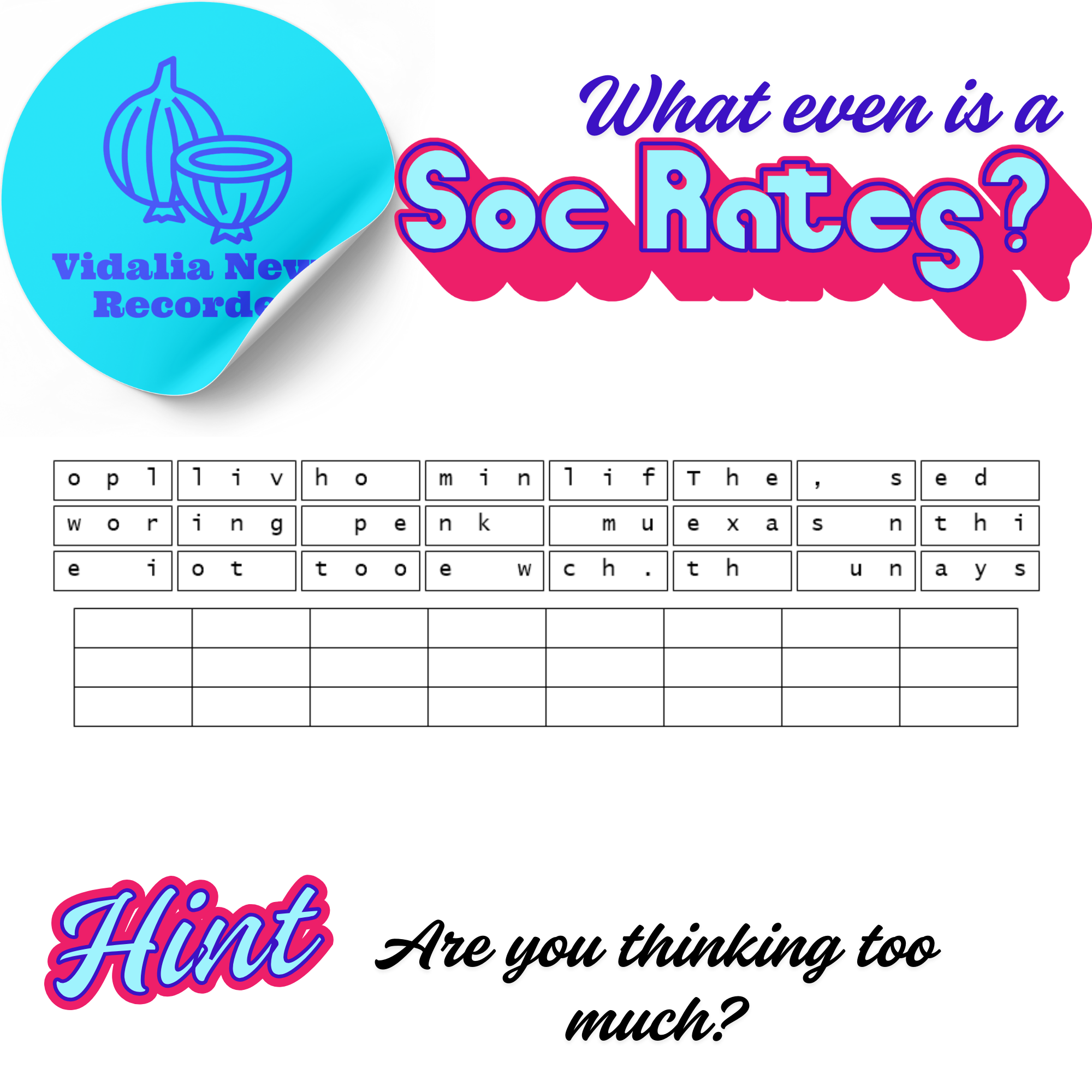 Scrambled Tiles – Are You Thinking Too Much?