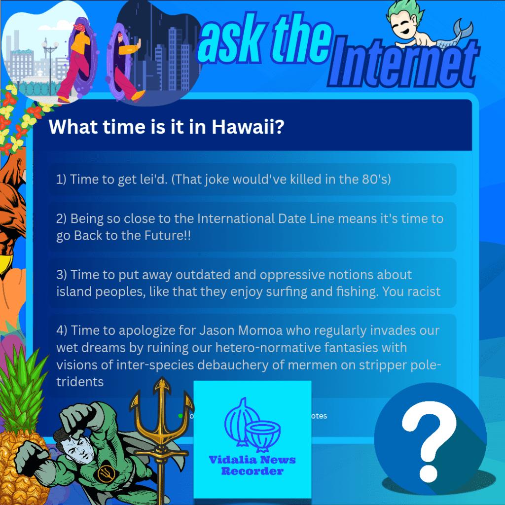 ATI: What time is it in&nbsp;Hawaii?
