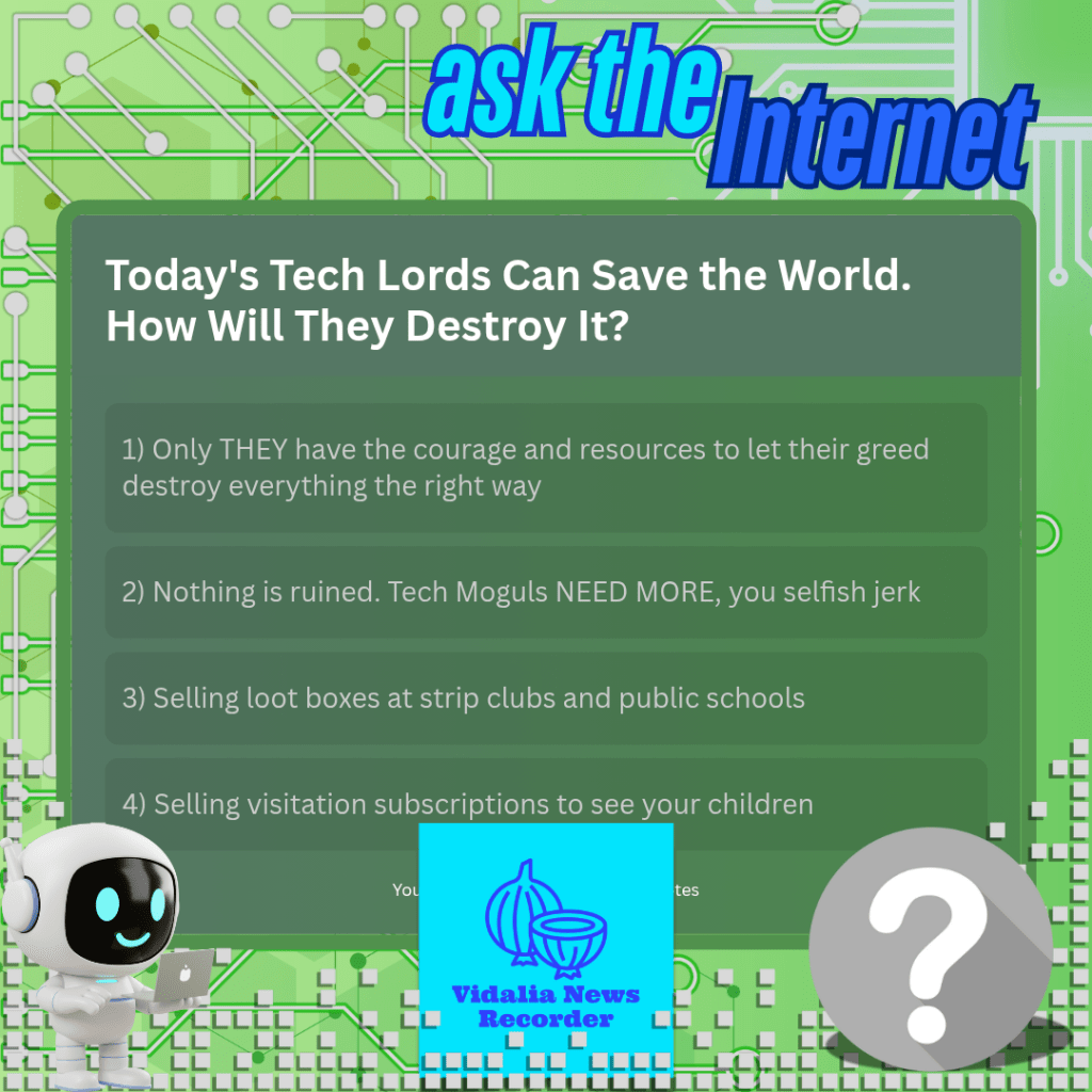 ATI: Today’s Tech Lords Can Save the World. How Will They Destroy&nbsp;it?