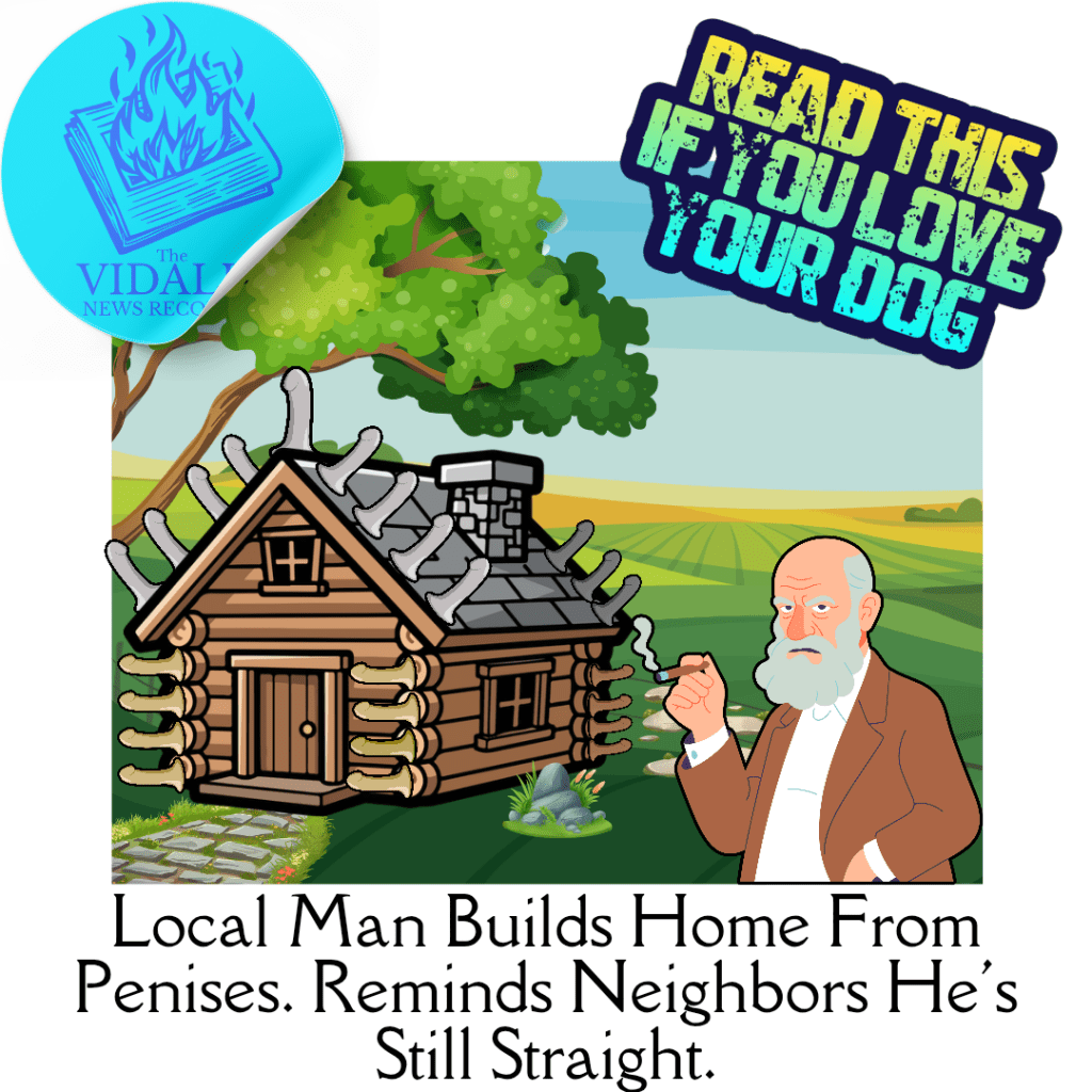 Local Man Builds Home From Penises. Reminds Neighbors He’s Still&nbsp;Straight.