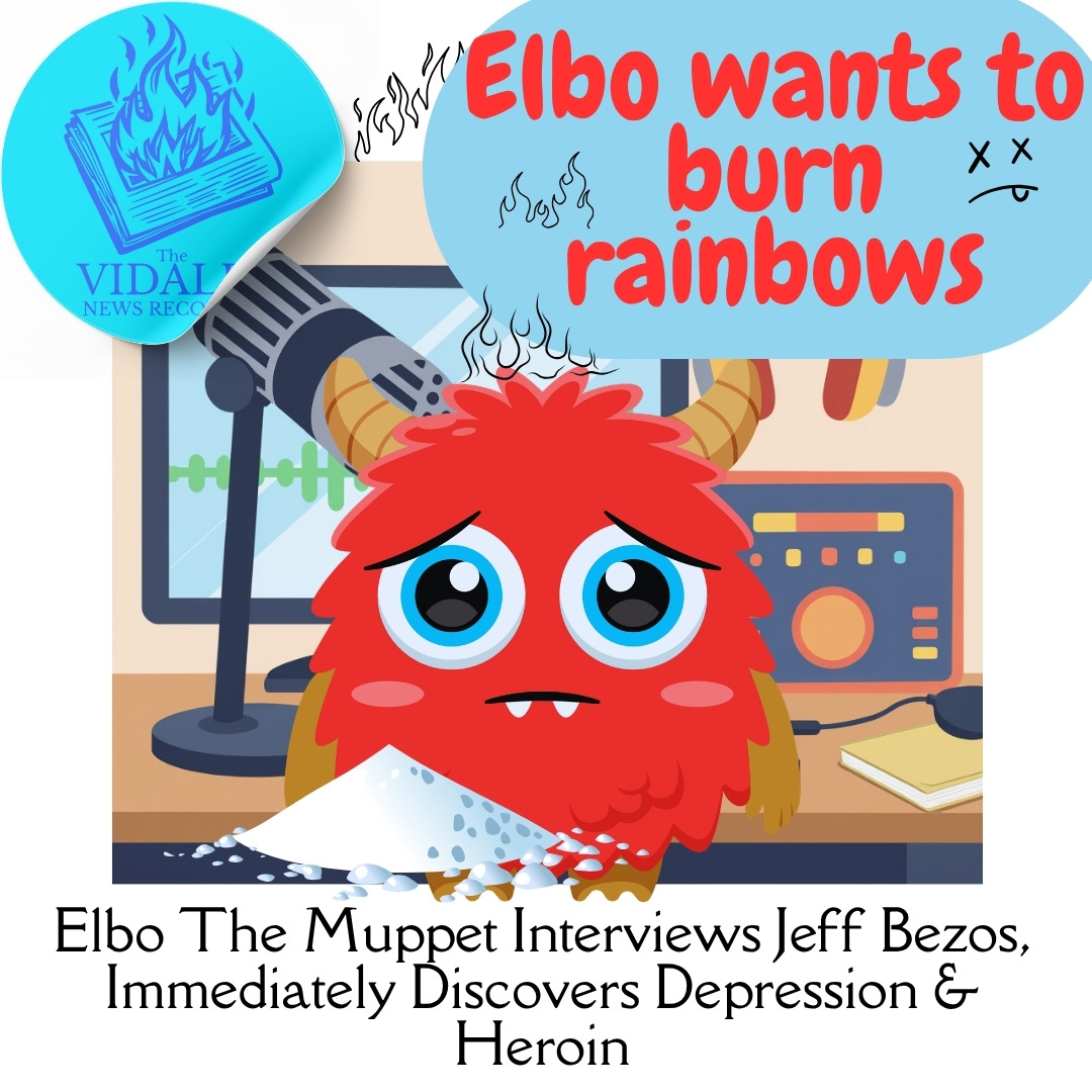 Elbo The Muppet Interviews Jeff Bezos, Immediately Discovers Depression & Heroin