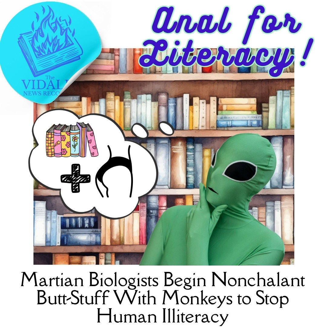 Martian Biologists Begin Nonchalant Butt-Stuff With Monkeys to Stop Human Illiteracy